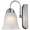 Nuvo 8 Watt, LED 1-Light Vanity Fixture, 3000K, Brushed Nickel with Alabaster Glass, With Switch 62/1569 - alternate 7